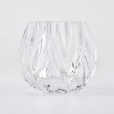 China glass tealight holders mini candle jars manufacturer