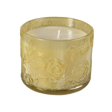 China Sunny large decorative empty luxury scented rose 11oz candle jar manufacturer