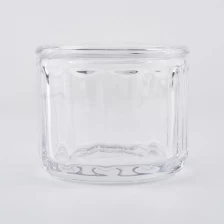 China 8oz crystal glass candle jars with lids manufacturer