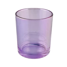 China Sunny purple luxury custom tealight crystal glass candle holder manufacturer