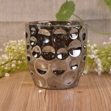 China Luxury custom candle jar glass mercury candle jars holders wholesales manufacturer