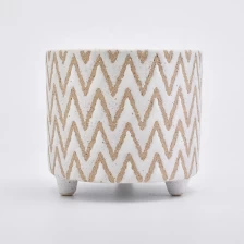 China Antique ceramic candle vessel stone candle jar home decoration manufacturer