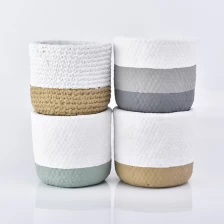 China Cylinder concrete candle vessel votives candle holder home decoration manufacturer