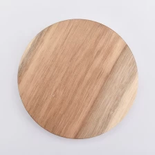 China Round Wooden Lids for 10oz Candle Holders Wholesales manufacturer