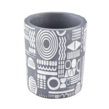 China unique cement candle vessels wholesale manufacturer