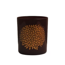 China Sunny luxury empty custom cylinder glass candle jars holders 8oz 9oz 10oz manufacturer