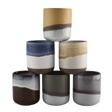 China empty new ceramic jars for candle making manufacturer