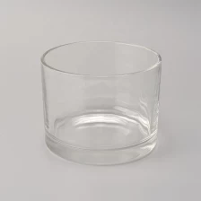 China 3 wick glass candle container, big capacity glass candle holder and lid manufacturer