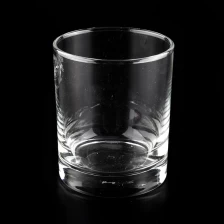 China 6oz cylinder glass candle jars with thick base manufacturer
