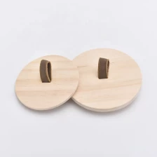 China Custom wood lids for candle holder supply manufacturer