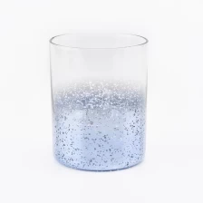 China luxury glass vessel for christmas season, mercury glass jar home decoration manufacturer