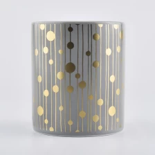 China 10oz cylinder ceramic candle holders wholesaler manufacturer
