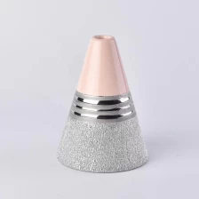 China Ceramic Cone Diffuser Bottles Pink Top Home Decoration Pieces manufacturer