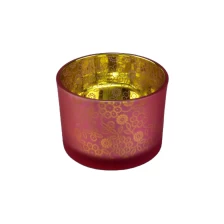 China Sunny rose luxury empty glass candle container 8oz 10oz 20oz manufacturer