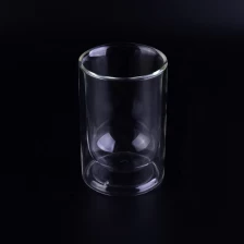 China Transparent double wall glass water borosilicate tea cup handmade wholesales manufacturer