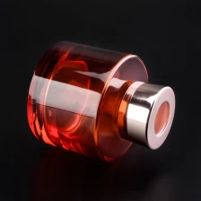 China 180ml Cylinder glass essential oil diffuser bottle fragrance aroma car decoration wholesale manufacturer