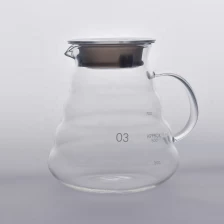 China Clear glass pot borosilicate teapot drinkware wholesales manufacturer
