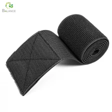 China Factory Soft Stretch Unnapped Loop Fastener Hook Loop Reusable Knitted Elastic Loop Strap Supplier manufacturer