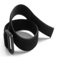 China Durable hook and loop elastic strap/belt and adjustable buckle for easy fixing manufacturer