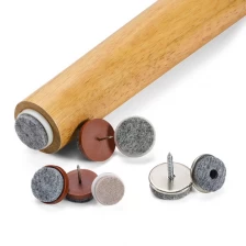 China Heavy Duty Nail on Felt Pads Wood Floor Protector Furniture Feet Nailed Pads manufacturer