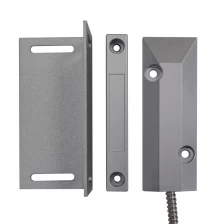 China Surface Mounted Zinc Alloy Material Nc/NO Type 12v Metal Door Contact Magnetic Switch sensor manufacturer