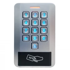 ประเทศจีน กันน้ำโลหะแป้นพิมพ์เครื่องกล 125 กิโลเฮิร์ตซ์ Em Rfid ปุ่มกดเครื่องอ่านการ์ด Standalone Access Control keypad ผู้ผลิต