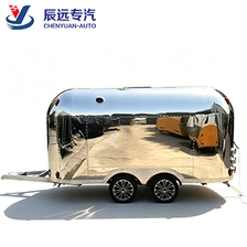 Tsina Fashion style mobile dining car two axes food vending car price Manufacturer