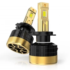 Chiny 2Pcs/lot LED Headlights Gold Conversion Kit Head Lamp 120W 8000LM H1 H4 H7 HB3 HB4 9005 9012 Auto Fog Light - COPY - hv6j1b producent
