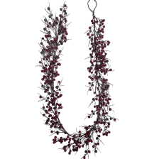 porcelana Guirnalda de frutos rojos Senmasine de 6 pies para decoración navideña para colgar en la pared de la puerta de entrada de invierno fabricante