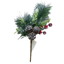 China Senmasine floral pine picks for Xmas Wreaths Garlands holiday party DIY xmas ornaments gifts Decorative manufacturer