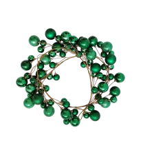 China Senmasine green 6ft Christmas ball garlands for Xmas Hanging Home Indoor Outdoor Party Decorations manufacturer