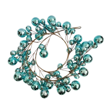 China Senmasine 6ft blue ball Christmas baubles garlands for Party Indoor Outdoor Home holiday hanging Decor manufacturer