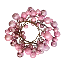 China Senmasine 6ft pink plastic balls xmas baubles garlands for Xmas Party Home Office hanging decor manufacturer