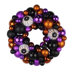 China Senmasine guirlanda de bola de halloween de 33cm para festa na porta da frente, decoração suspensa, design de olhos, bugigangas fabricante