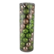 China Senmasine 50pcs christmas ball decoration set for home xmas hanging decor 60mm green champagne ornaments manufacturer