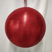 China Big Inflatable Christmas Foldable Balls for Outdoor indoor hanging ecoration Supplies large Ornament manufacturer