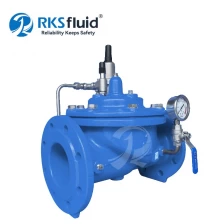 China Chimaera series K200 water valve ductile iron flange pressure reducing valve PN16 PN25 for water tank manufacturer
