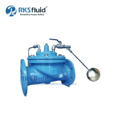 China High Quality Ductile Iron 100X Flange End Float Control Valve PN16 for Water Tank manufacturer