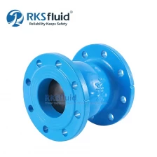 China EN 1092-2 Factory Wholesale Ductile iron Flange Nozzle Check Valve PN10 PN16 for Sewage Pump manufacturer
