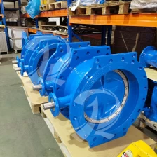 China Fast Delivery BS EN1092-2 DEBV Valve DN1000 SS316 Double Eccentric Flange Butterfly Valve PN16 PN25 manufacturer