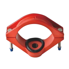 China Factory Price DN50 DN100 DN150 Ductile Cast Iron Tapper Saddle for PE/PVC Pipe manufacturer