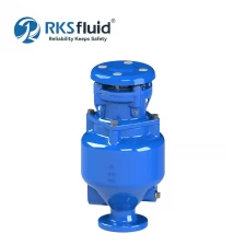 China RKSfluid BS EN Sewage Water Combination Flange DN100 DN200 Air Release Valve PN10 PN16 manufacturer