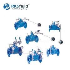 China Factory Direct Supply 100X Ductile Iron Water Level Flange hydraulic Floating Control Valve manufacturer