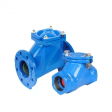 China China Factory Direct Non Return Check Valve GGG40 DN25 PN10 Cast Iron Threaded Flange Ball Check Valve DN50 for Water manufacturer