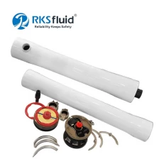 China RKSfluid Thailand Factory Lightweight composite pressure vessel 8 inch RO Membrane Housing 300 PSI manufacturer