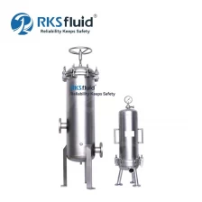 China Chinese Manufacturer Filtration Equipment SS304 SS316L Stainless Steel 0.1 Micron Sanitary Cartridge Filter Housings manufacturer