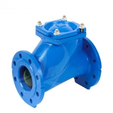 China Factory Direct DIN Customized Ductile Iron Flanged Ball Check Valve dn80 dn100 for Wastewater manufacturer
