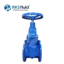 China Customized DIN3202 F4 F5 Metal Seated No-Rising Stem Gate Valve DN150 with Handwheel manufacturer