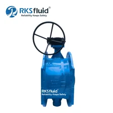 China Doppelt versetzte Flansch-Absperrklappe DN600 PN10 mit manuellem Schneckengetriebe für die Wasserversorgung Hersteller