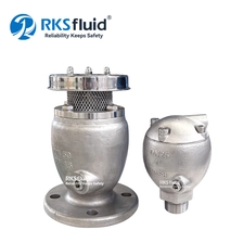 porcelana Válvula de liberación de aire combinada DI SS de tornillo macho 3F2F DN25 para agua fabricante